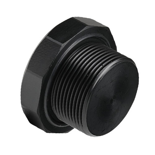 PE-el Blindstopfen, 10 - kant, elektrisch leitfähig, Dichtung FEP-FKM